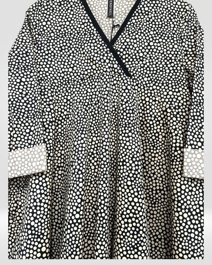 Evelyn Polka Dot Midi Dress