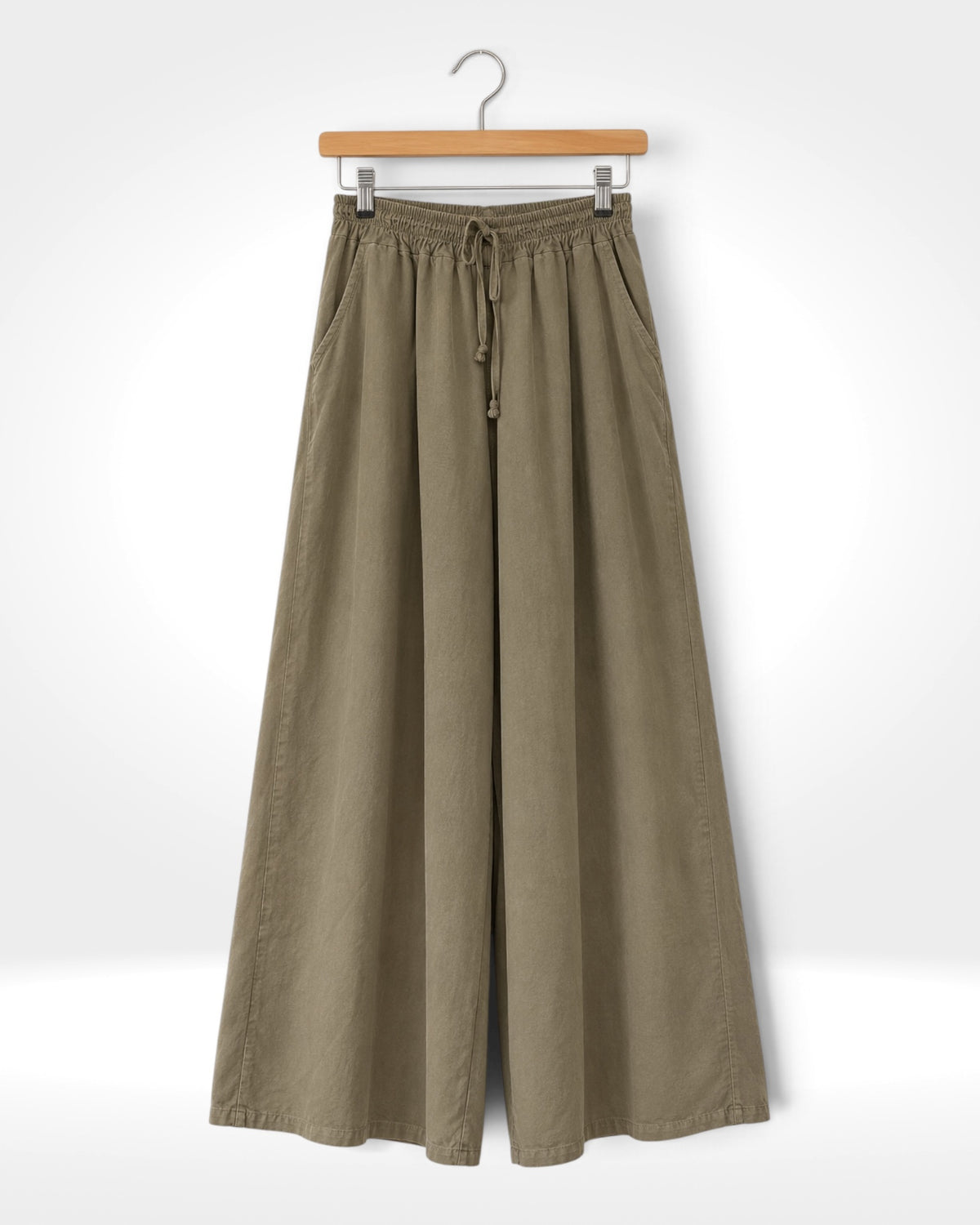 Paloma Fine Needlecord Wide-Leg Trousers