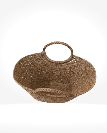 Natural Woven Basket Bag