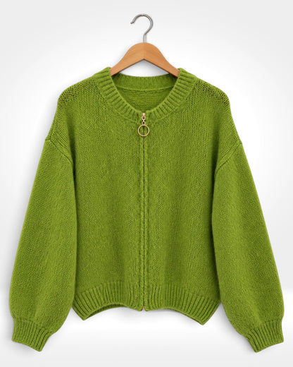 The Mohair Relaxed Knit Cardigan