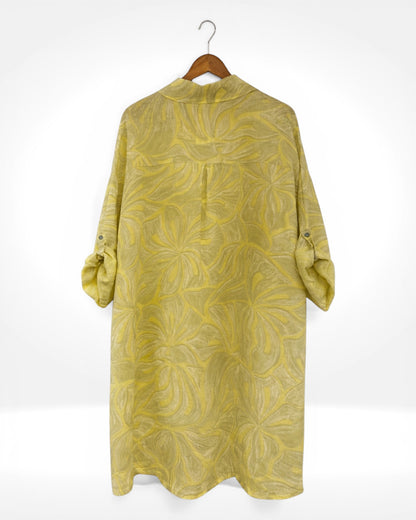 Wild Bloom Linen Shirt