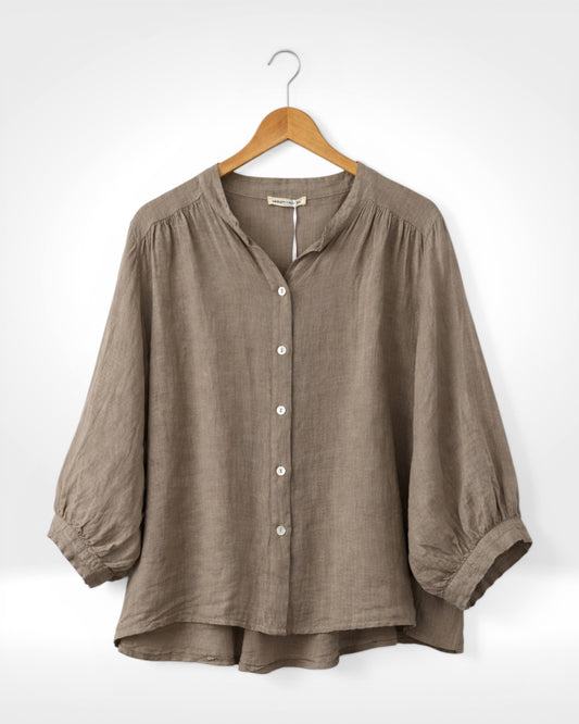 Relaxed Linen Button Shirt
