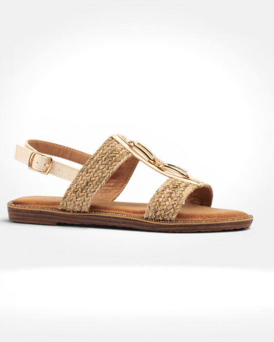 Lumi Cream Sandal