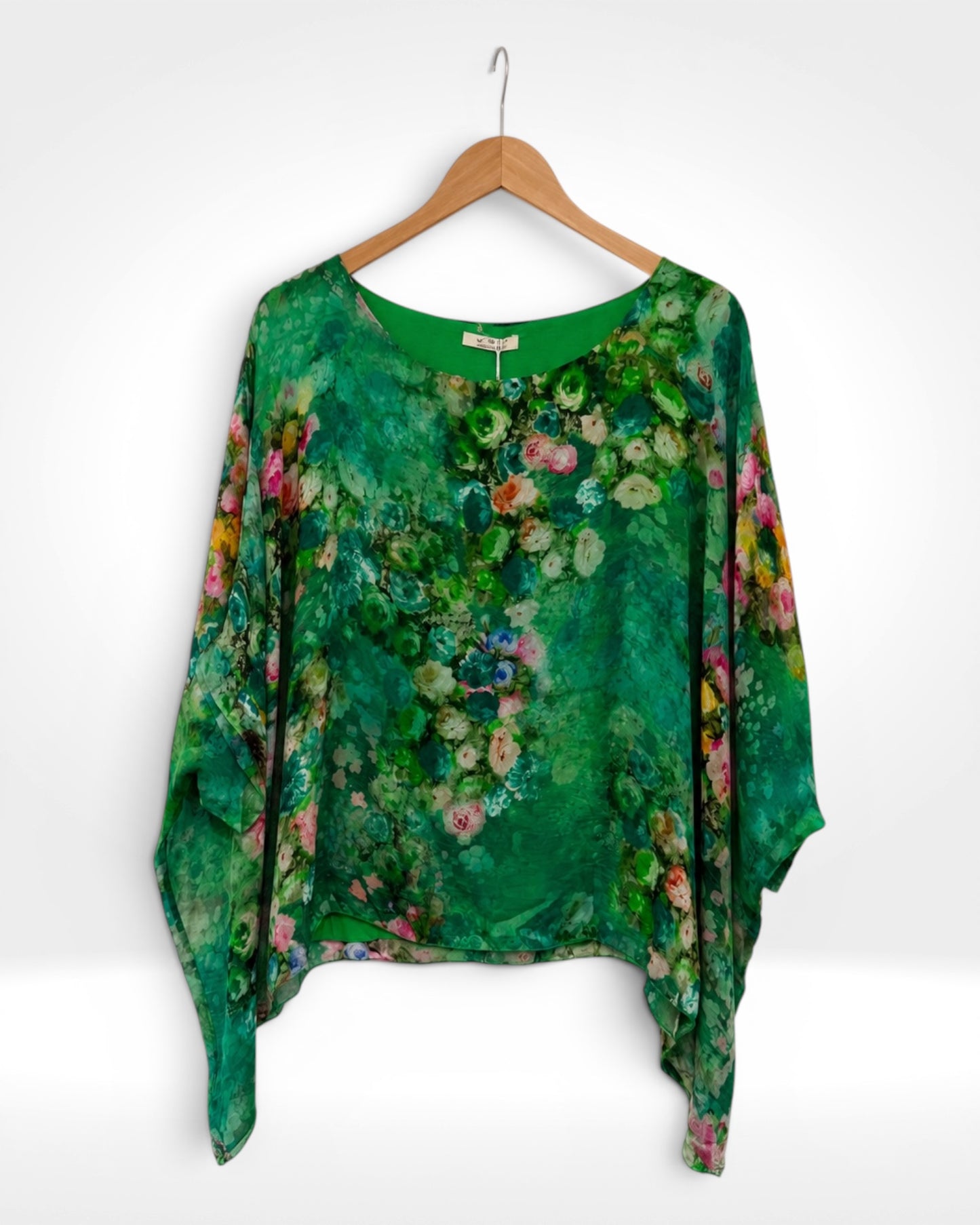 Silk Garden Batwing Short Top