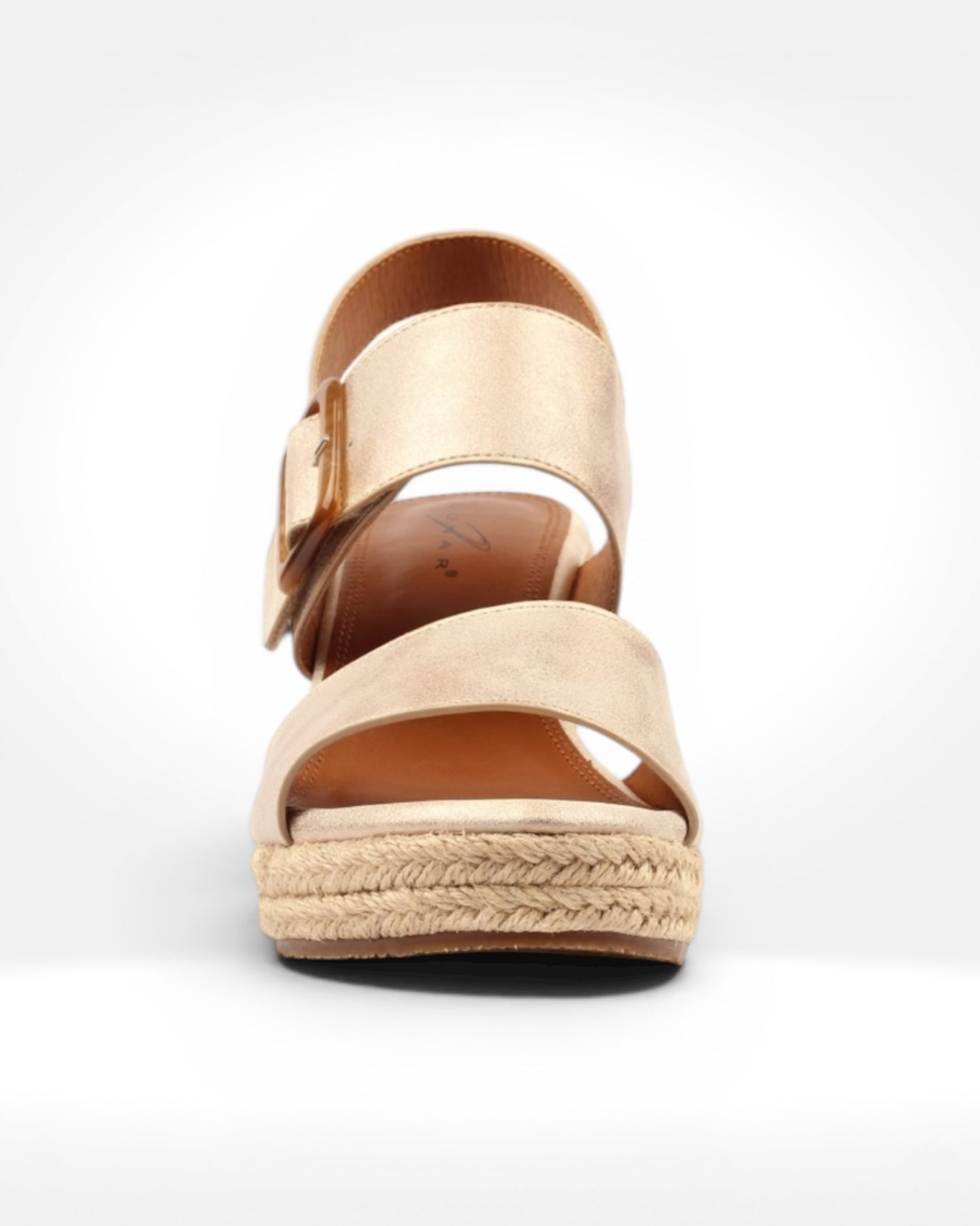 Rochester Gold Wedge Sandal