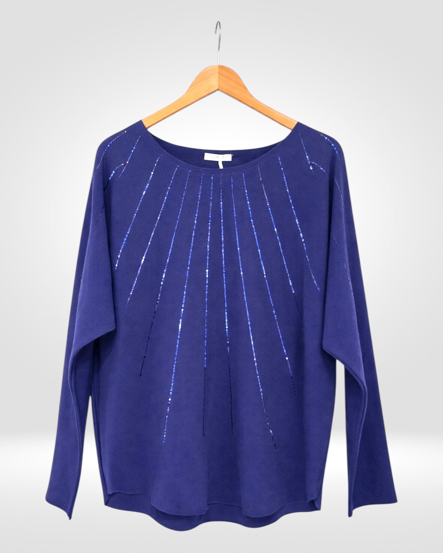 Radiant Sequin Knit Sweater
