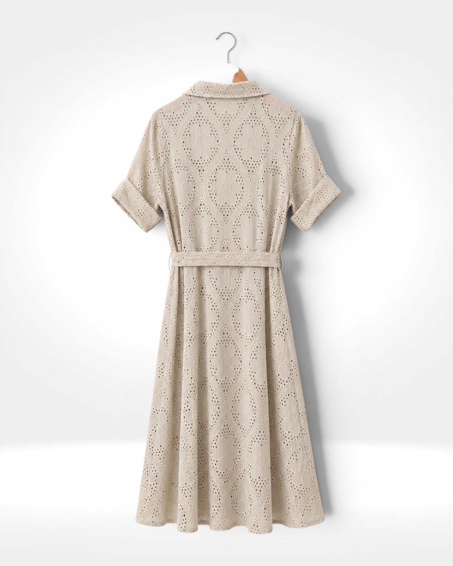 Isla Broderie Shirt Dress