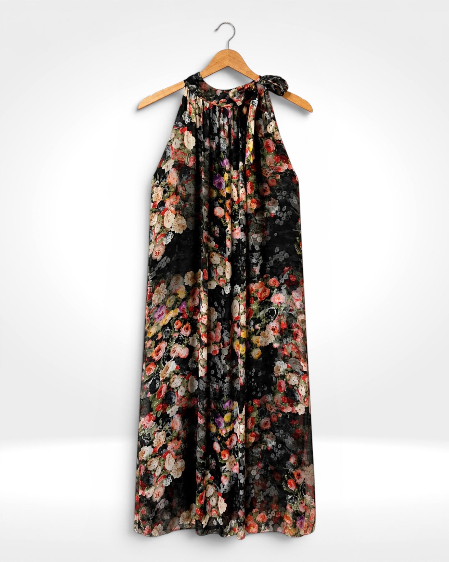 Seiden-Gartenkleid