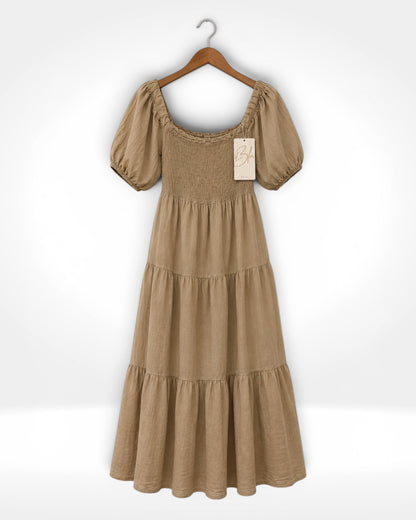 The Willow Smocked Midi Dress