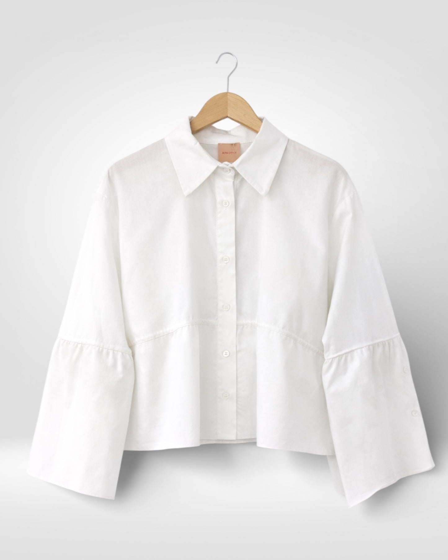 Modern Muse Cotton Cropped Shirt