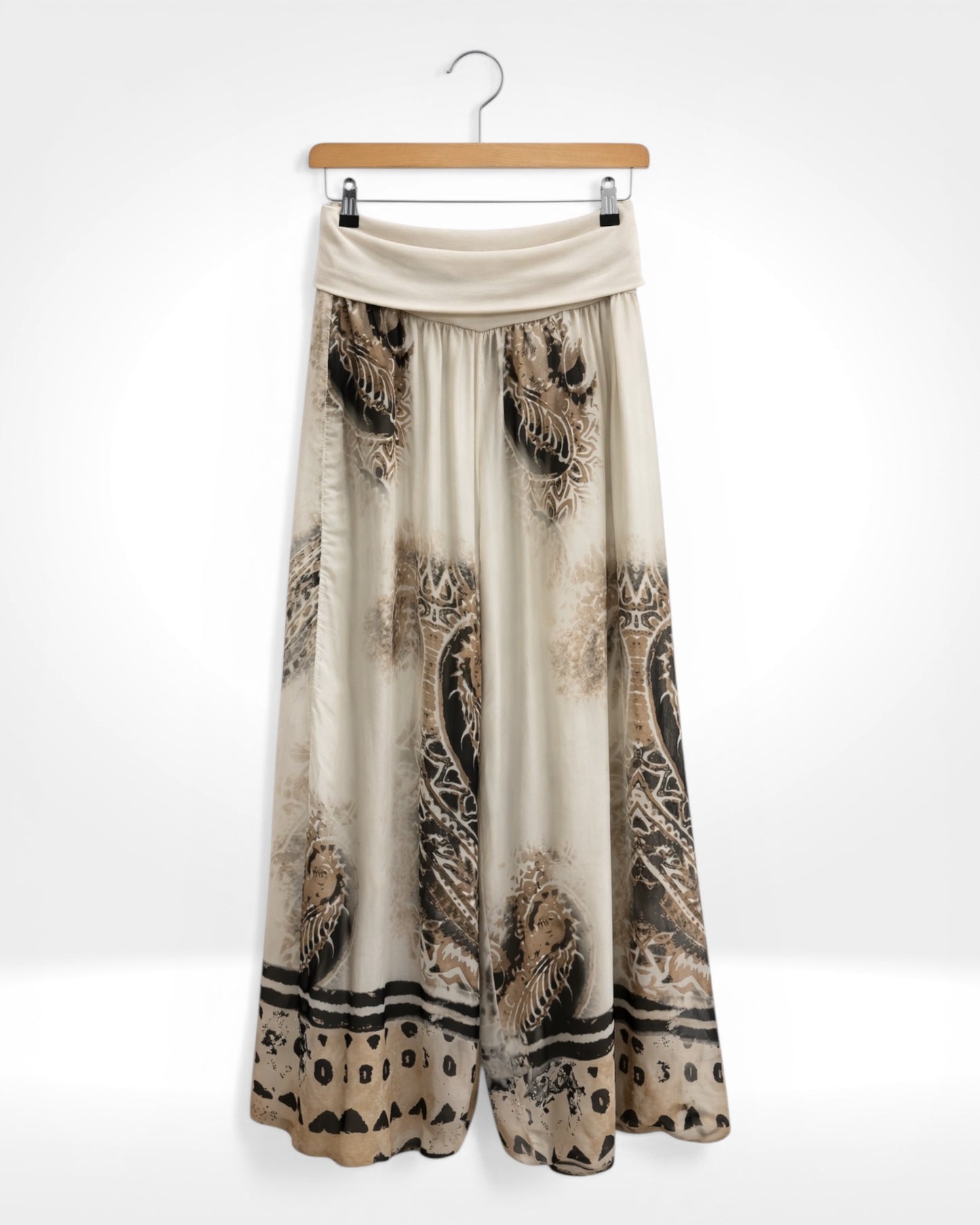 Paisley Silk Trousers