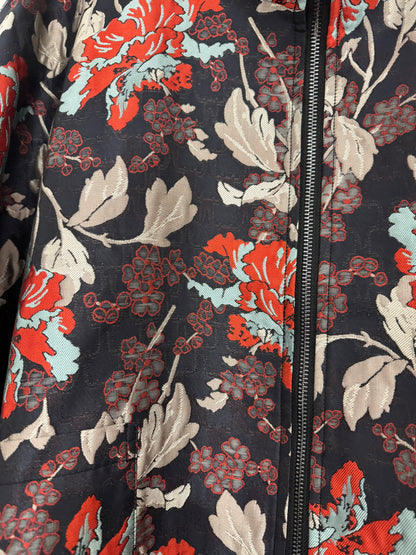 Floral Zip Jacket (Bella Blue)