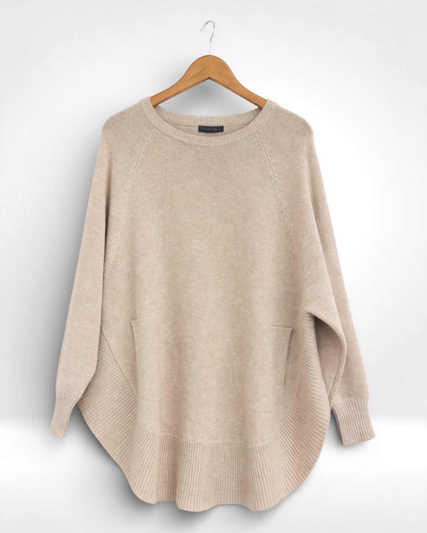 Soft-Knit Pocket Sweater