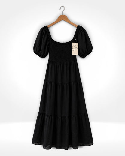 The Willow Smocked Midi Dress