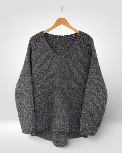 Rowan Chunky Knit V-Neck Jumper
