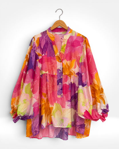 Watercolour Bloom Blouse