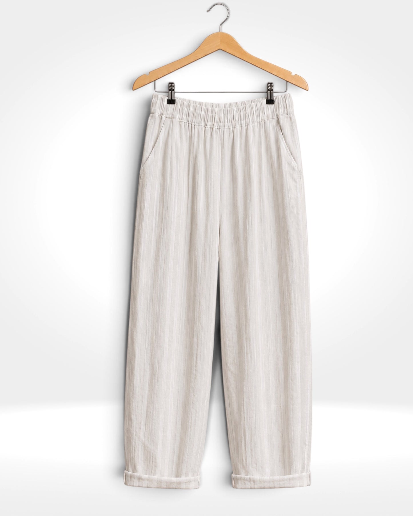 Stripe Linen Trousers