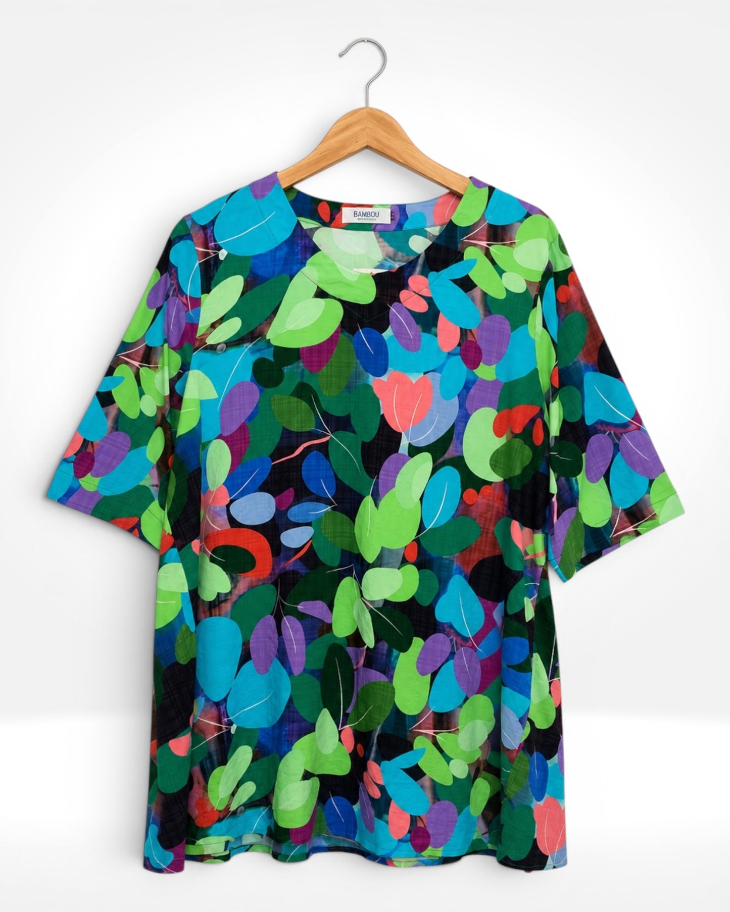 Vivid Bloom Relaxed Top (Bella Blue)