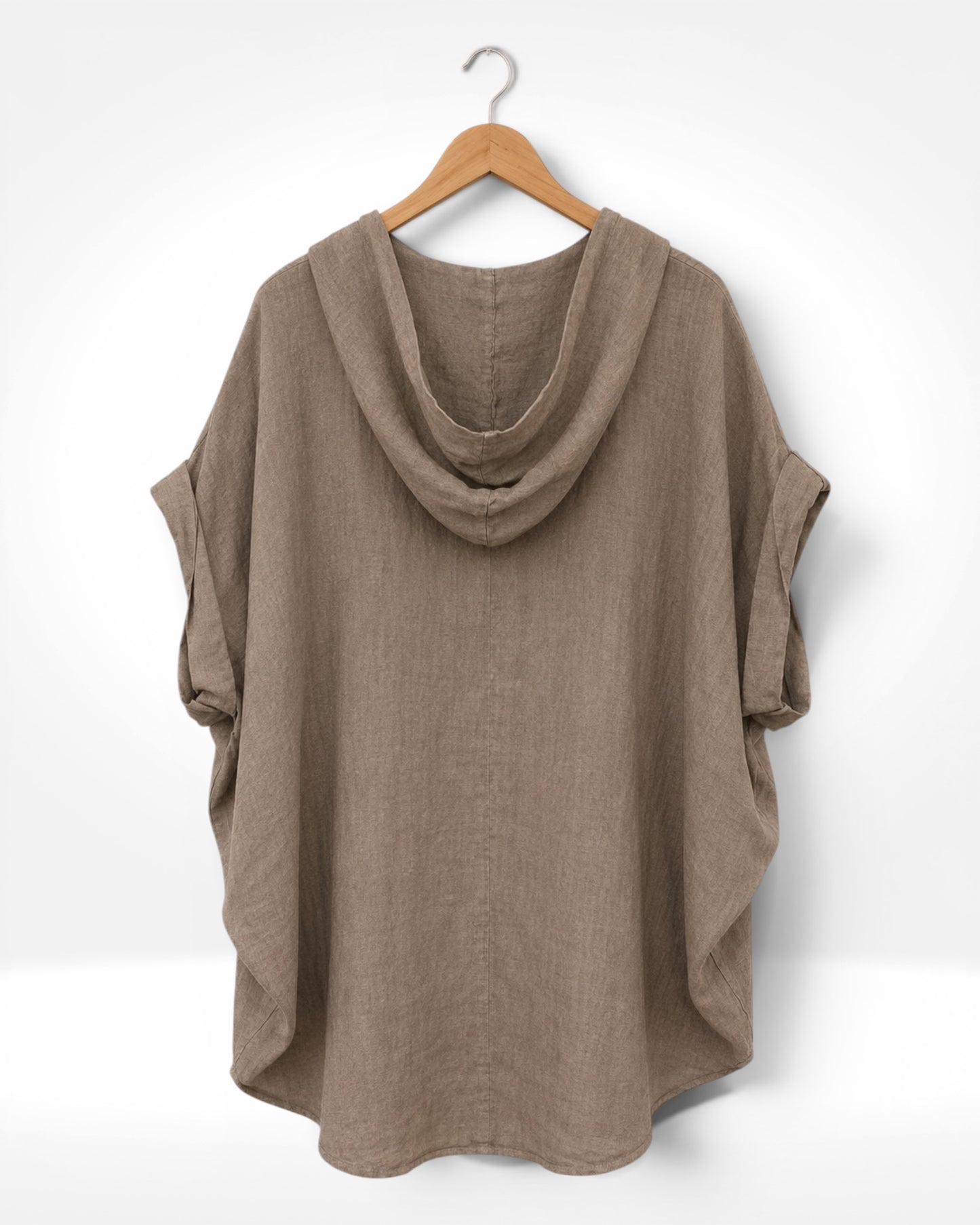 Hooded Linen Star Shirt