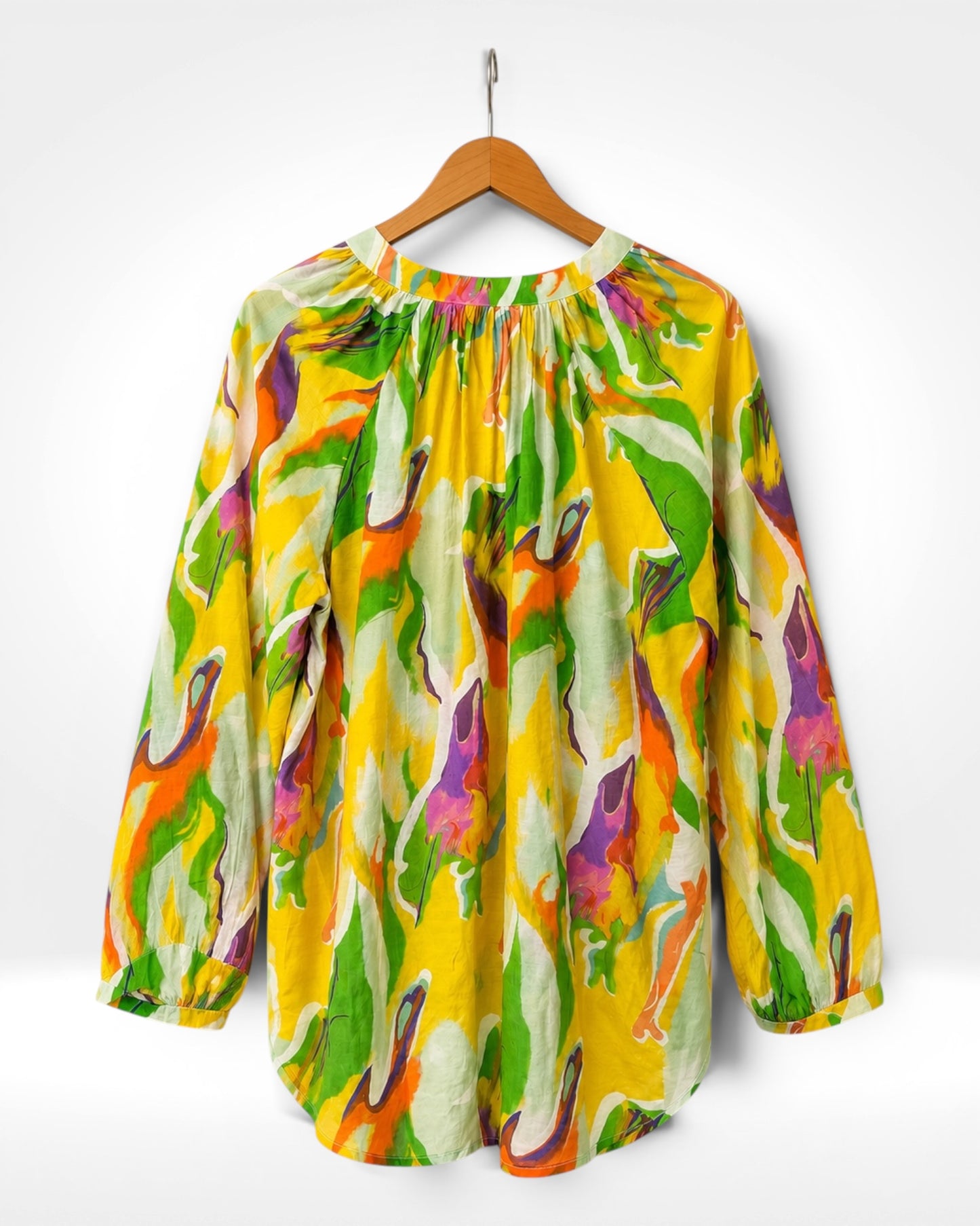 Sunburst Relaxed Blouse (Bella Blue)