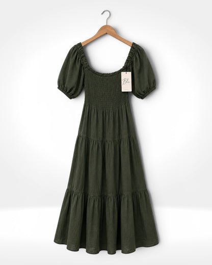 The Willow Smocked Midi Dress