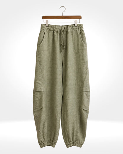 Easy Linen Cargo Trousers