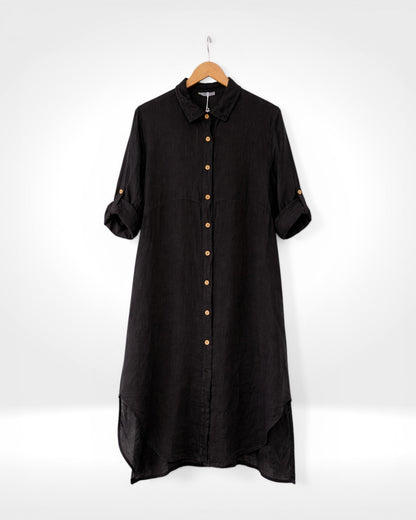 Leinen-Hemdkleid "Essential"