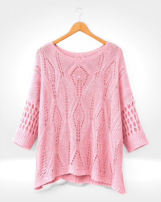 Crochet Knit Sweater