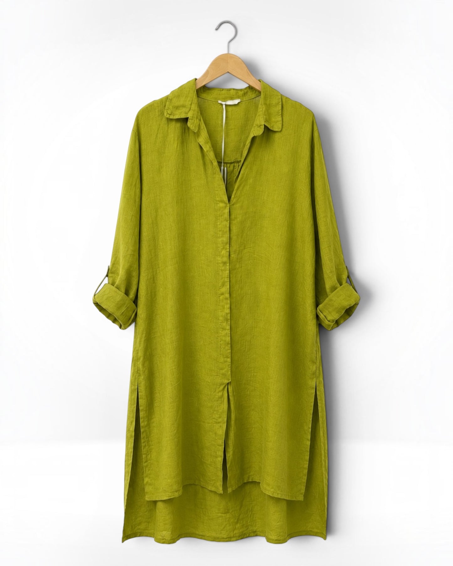 Relaxed Linen Long Shirt/Tunic