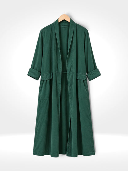 Fine Corduroy Duster Coat