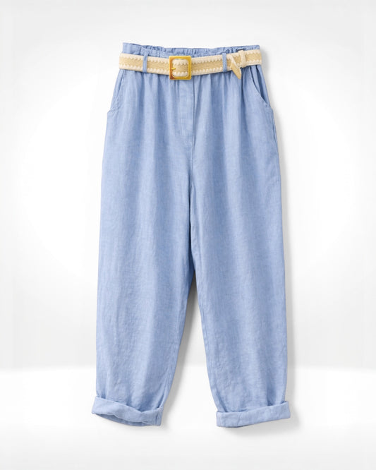 Sienna Linen Belted Pant