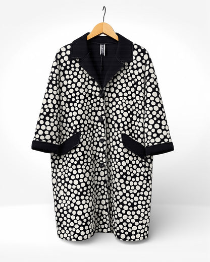 Midnight Dot Statement Coat ( Wendy Trendy)