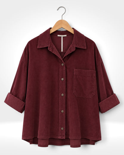 Marlow Fine Needlecord Pocket Shirt