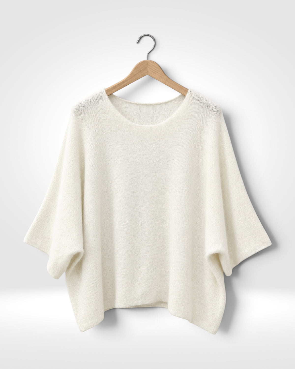 Relaxed Batwing Knit Top