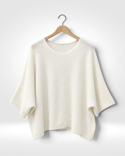 Relaxed Batwing Knit Top