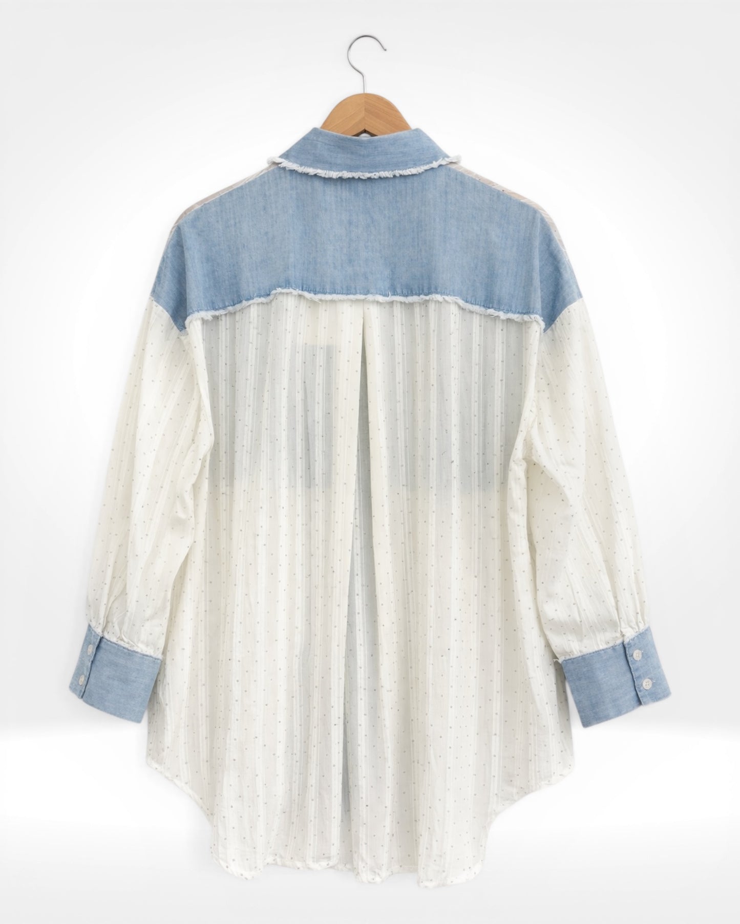 Chemise en chambray contrastant Stella Dot