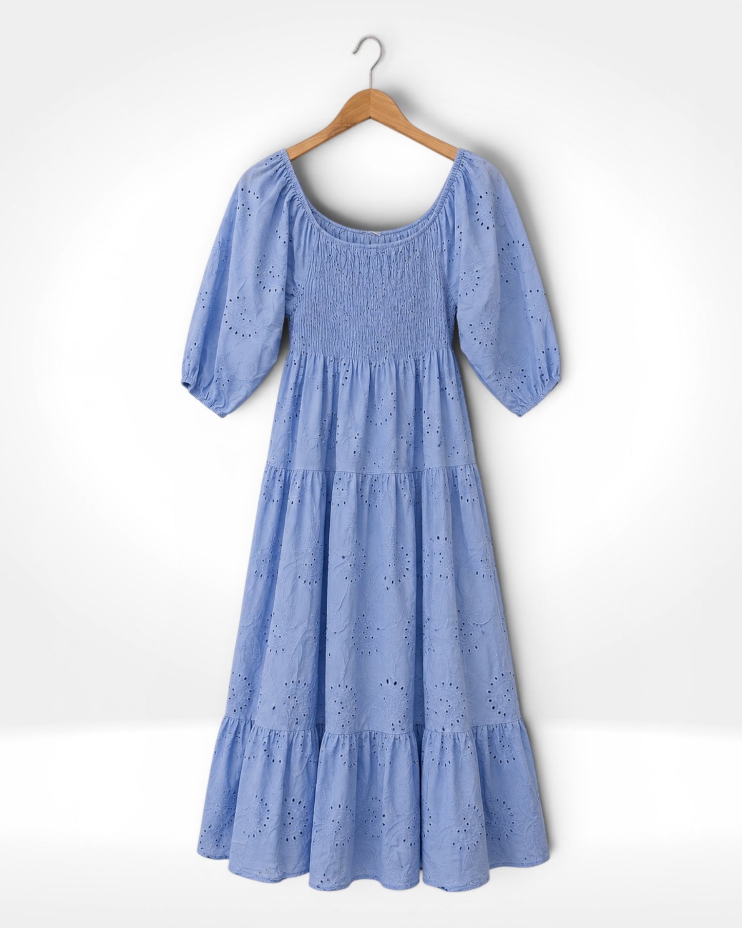 The Amalfi Broderie Midi Dress