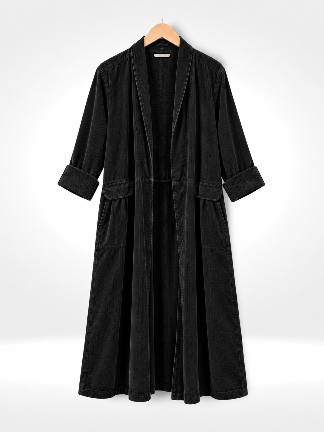 Fine Corduroy Duster Coat