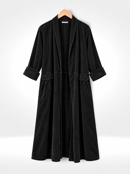 Fine Corduroy Duster Coat