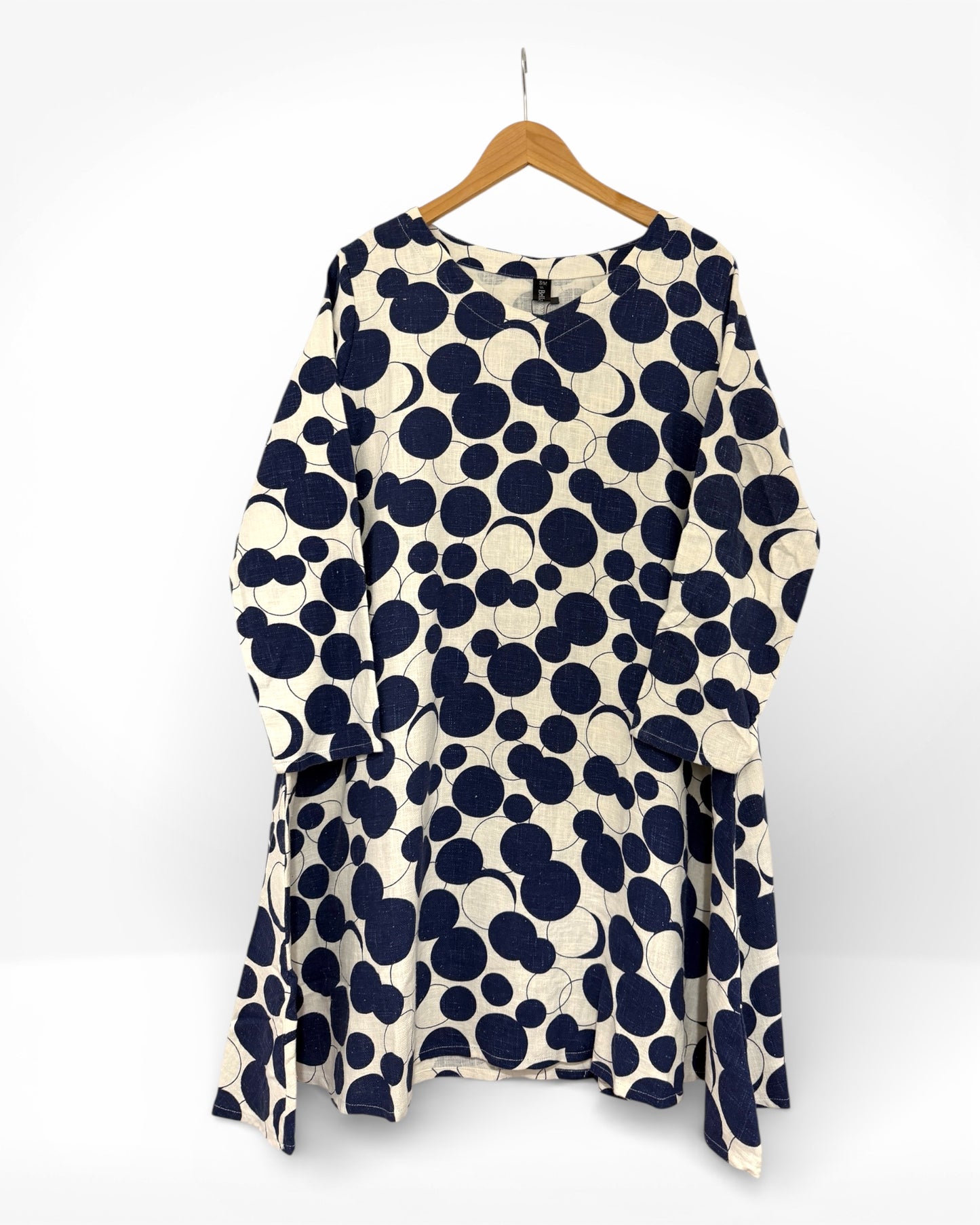 Indigo Circle Relaxed Kleid/Tunika (Bella Blue)