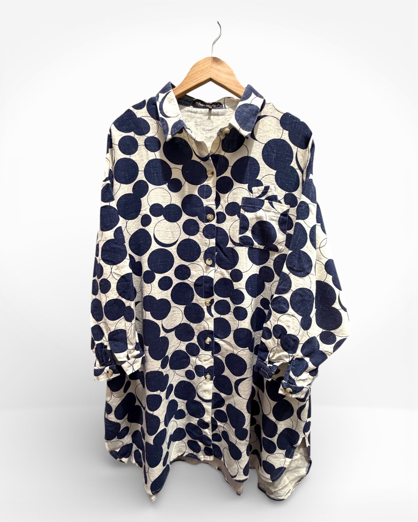 Indigo Circle Shirt (Bella Blue)