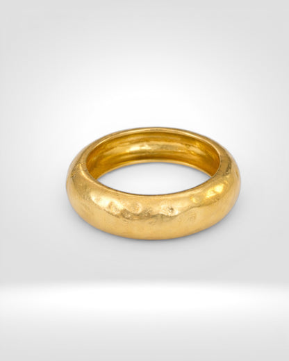 Molten Gold Hinge Bangle