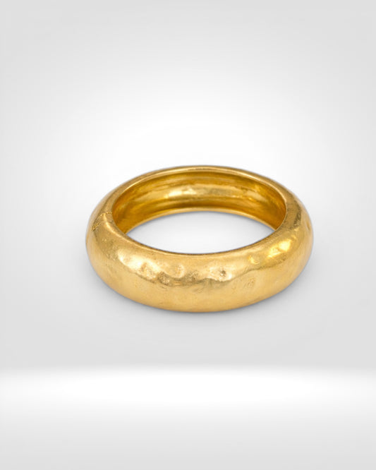 Molten Gold Hinge Bangle