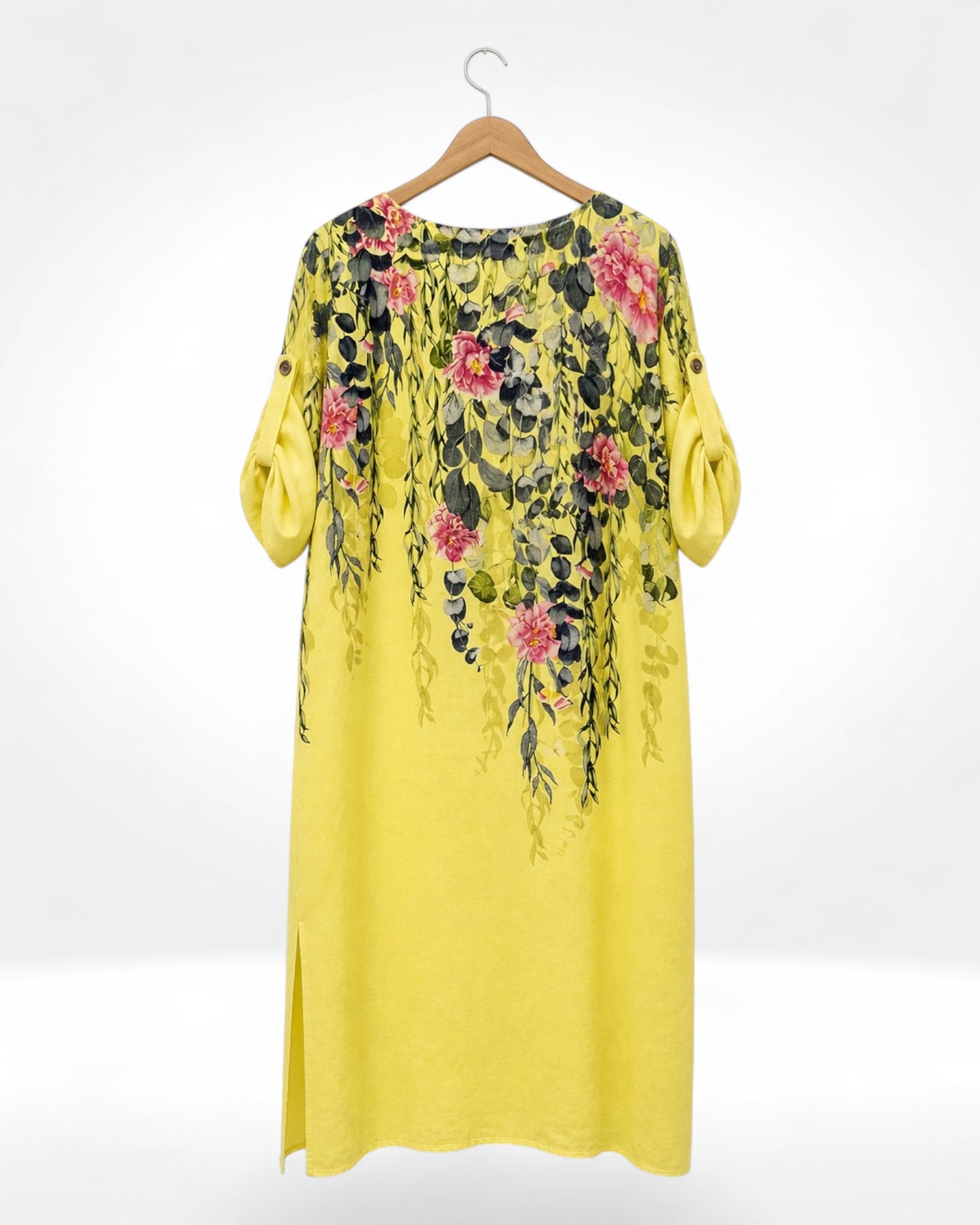 Cascading Bloom Tunic Dress