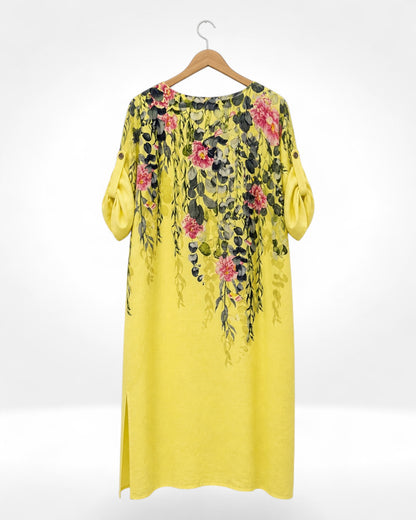 Cascading Bloom Tunic Dress