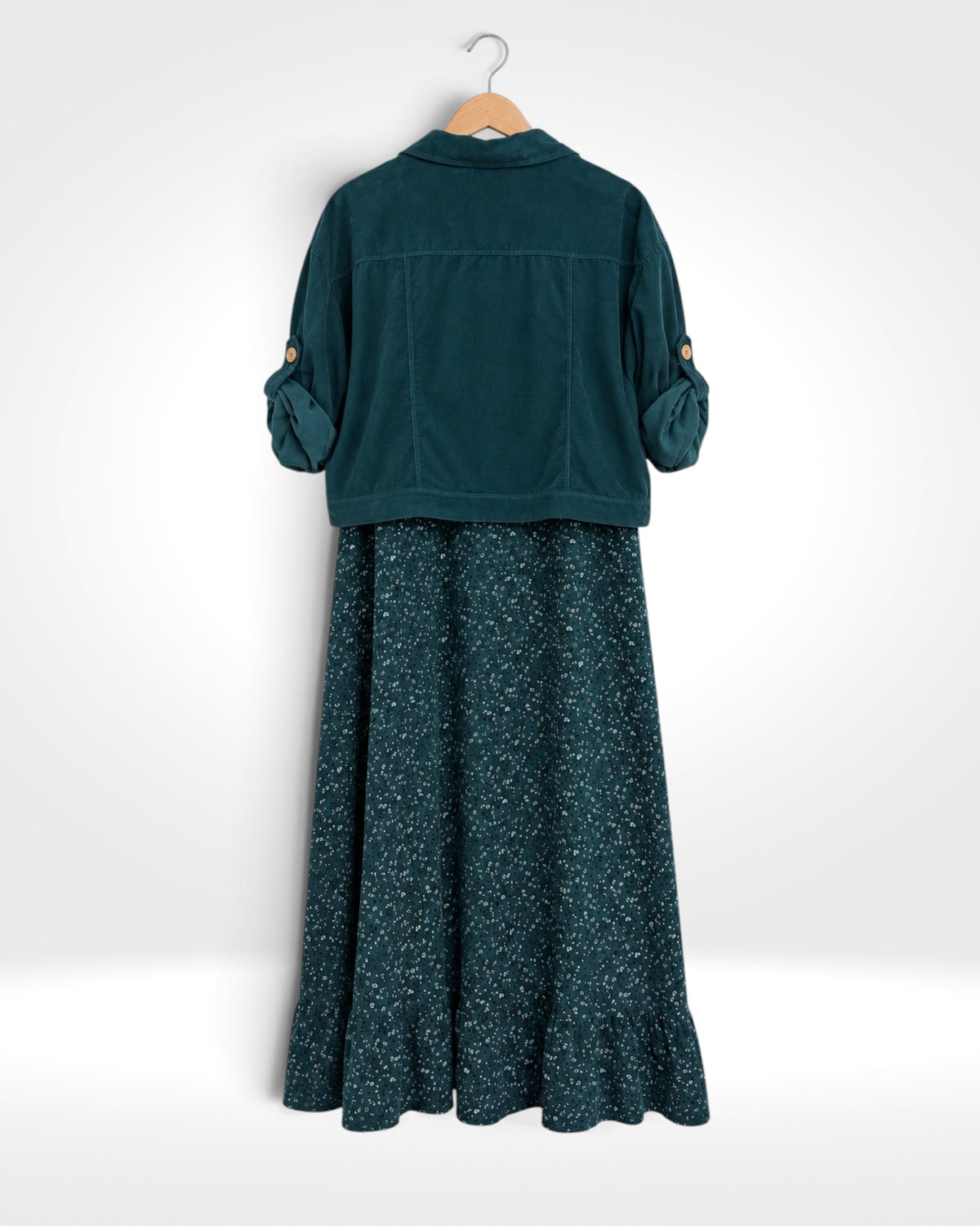 The Florence Cord Dress & Jacket Set