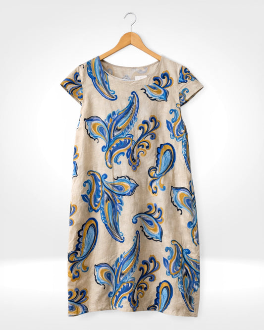 Paisley Linen Breeze Dress