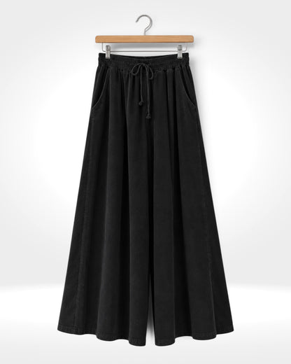 Paloma Fine Needlecord Wide-Leg Trousers