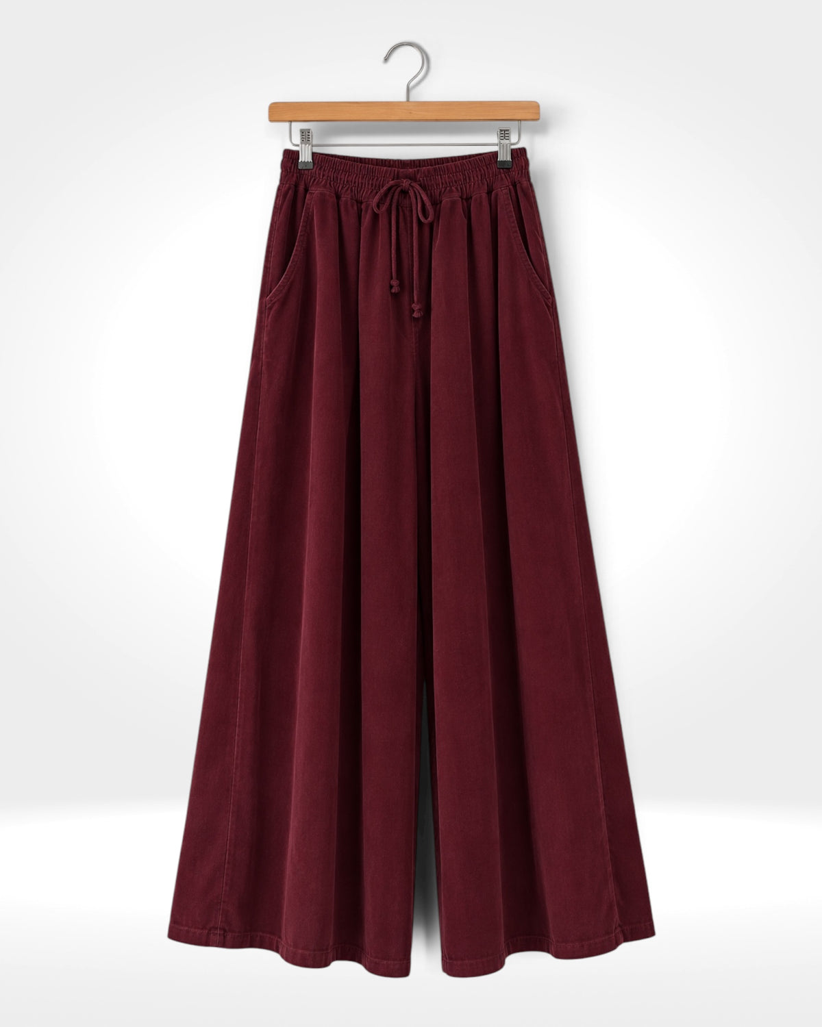 Paloma Fine Needlecord Wide-Leg Trousers