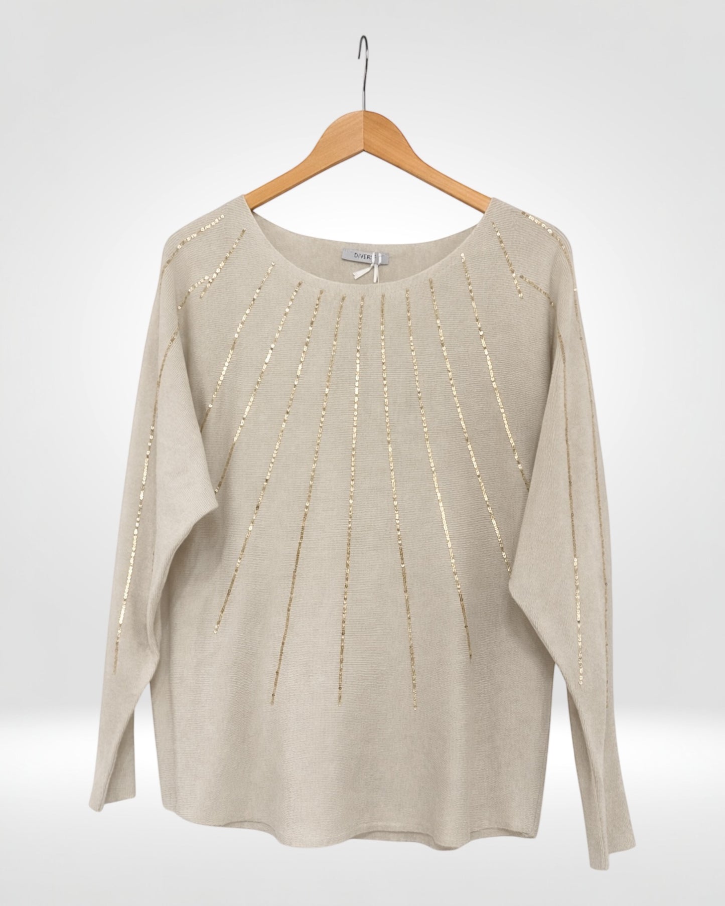 Radiant Sequin Knit Sweater